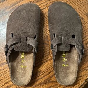 Birkenstock Boston Seal Brown Clogs